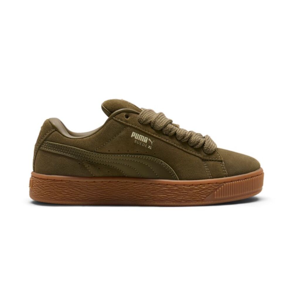 Puma Womens Suede XL Green Shoes (NWT)